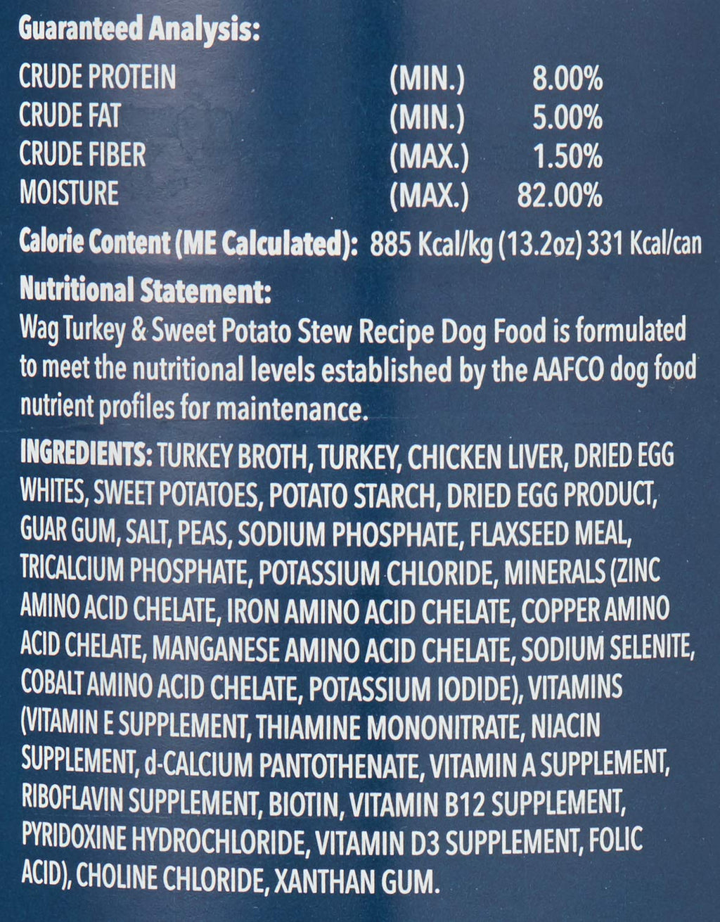 Turkey & Sweet Potato Recipe Canned Dog Food 13.2 oz Can Pack of 12 B2631