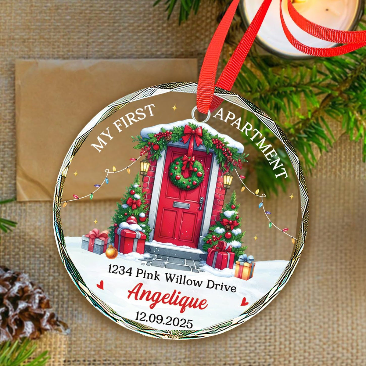 Glass Ornament Christmas 2026 G95831