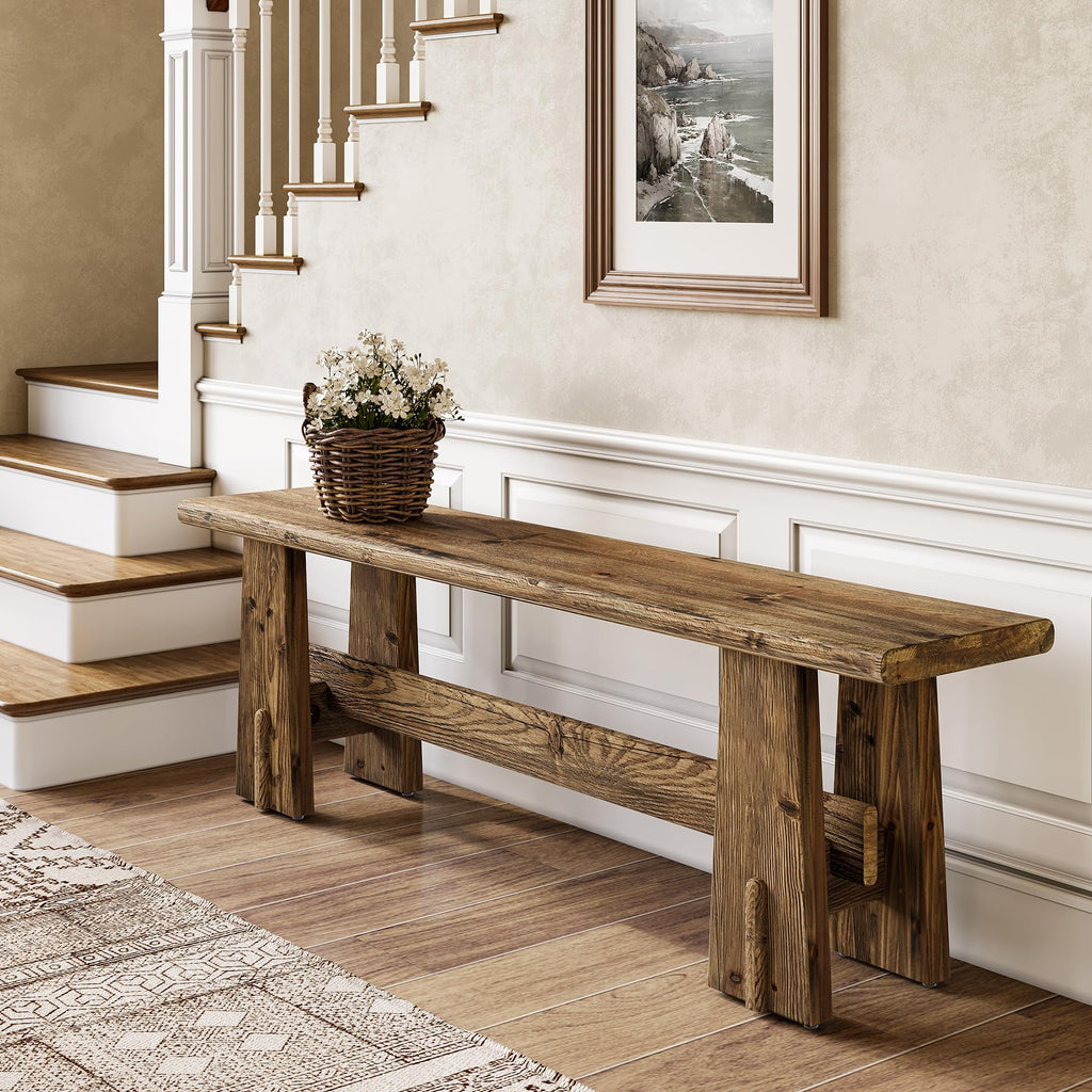 59" Solid Wood Bench C44455
