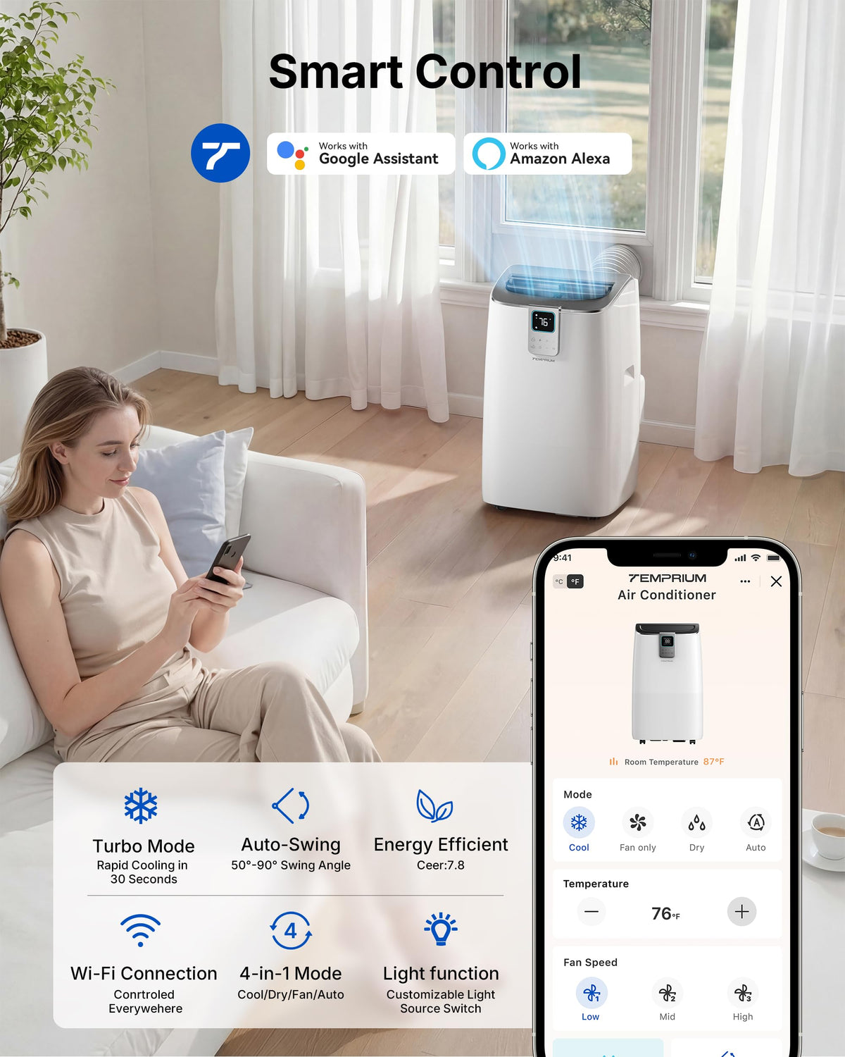 14,000 BTU Portable Air Conditioner U3766