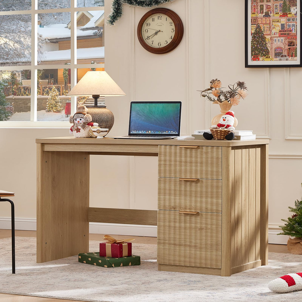 Office Desk with 3 Drawers F5483