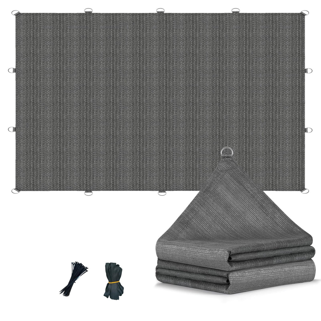 8x20 FT Sun Shade Cloth with D-Rings Q3774