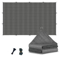 8x20 FT Sun Shade Cloth with D-Rings Q3774
