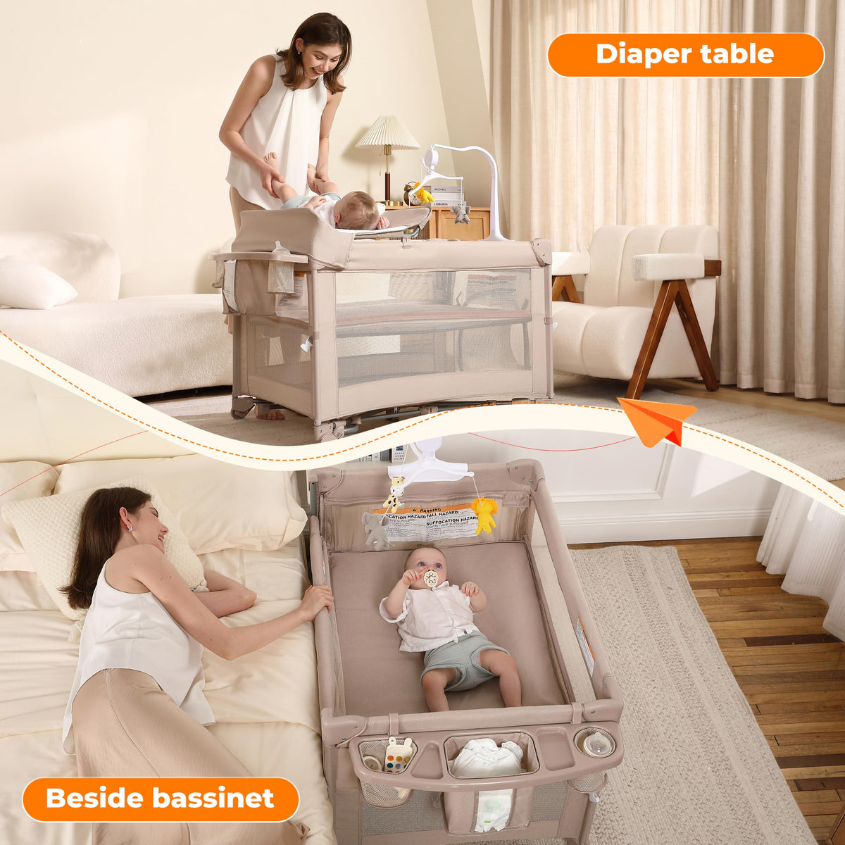 4 in 1 Baby Playard T808