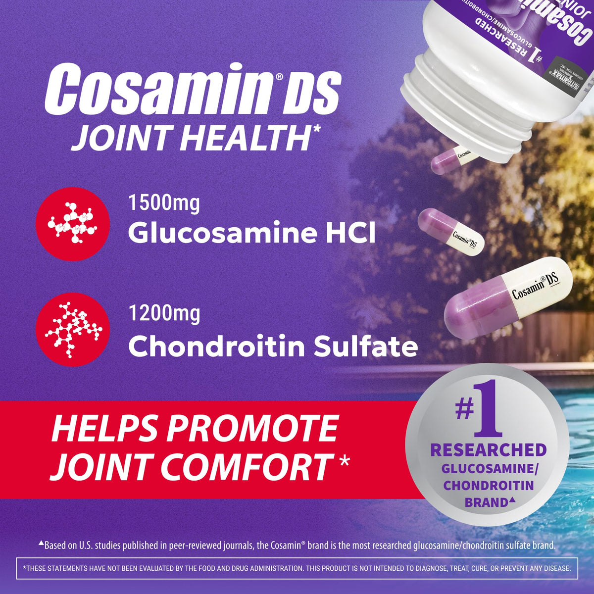 Glucosamine Chondroitin 180 Capsules O9065